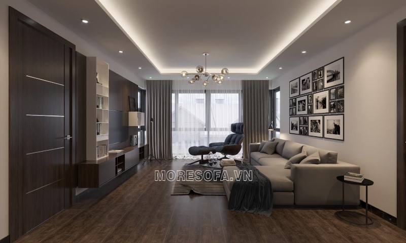 Ghế sofa góc nỉ đẹp, cao cấp